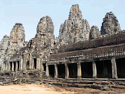 Looking east