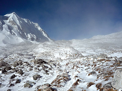 Crossing the Larkya La