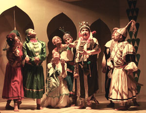 A feathered frenzy