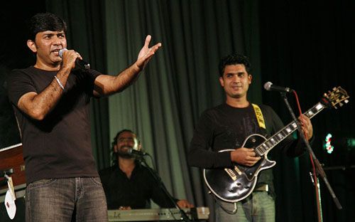 WHO'S MY BELOVED? Pakistani pop icon Sajjad Ali charms the crowd at the Army Club Auditorium during the 50th anniversary celebrations of Nepal-Pakistan diplomatic relations, Wednesday.