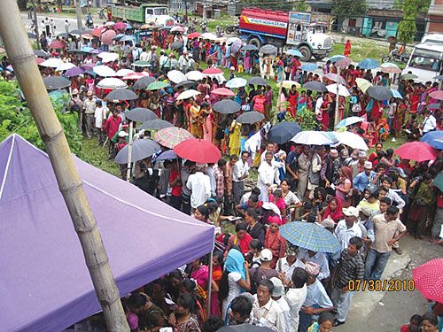 RE-VERIFICATION: Ncell set up a camp in Pokhara this week as part of their nationwide campaign to re-verify Ncell numbers and match them with their subscribers. The Home Ministry has sent directives to all mobile operators to curb the misuse of stray numbers.