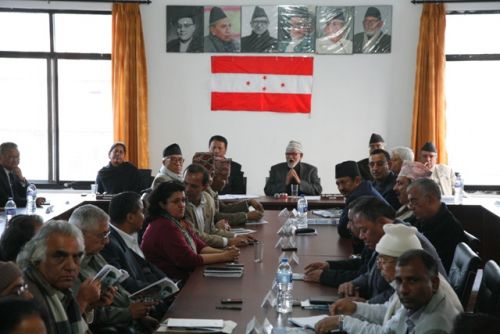 EMPTY CHAIRS: The NC's central committee meeting on Sunday did not endorse the nominations of the party president Sushil Koirala for the post of vice president and general secretary. Koirala had nominated Ram Chandra Poudel and Krishna Sitaula for the post of vice president and general secretary respectively.