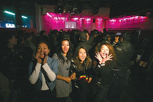 ROCK INSTALLMENTS: Fans cheer as the rock band Cobweb performs during the launch of their seventh album 'Project Namaste' at i-Club, Darbar Marg, on Monday.