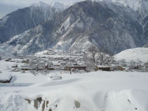 DREAMING OF A SNOWY SIMKOT: Just as the local Lama predicted, Humla got its sixth snowfall this winter last week. Simkot, Jumla and Gamgadi airports have opened only sporadically this winter because of the snow. Rain in the midhills of western Nepal has brought cheer to farmers who have suffered successive years of winter drought.