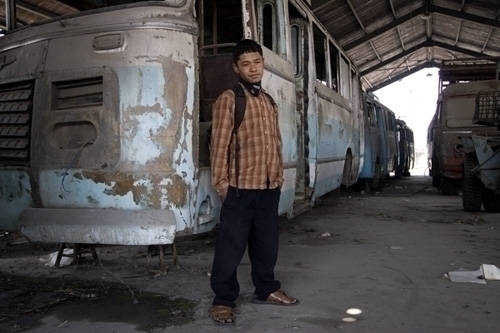 THE ROAD AHEAD: Prajwol Tamang is 18 and recently gave his SLC exams from Namuna Machindra school in Kathmandu. He is from Rolpa and served in the People's Liberation Army before being sent to Kathmandu. Tamang has been squatting at the Trolley Bus park i