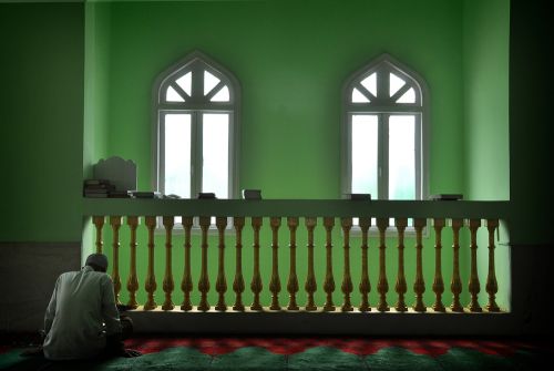 HOLINESS : Nepalese Muslims prays at Nepali Jama Mosque on Tuesday in Kathmandu. Muslims all over the world fast during the holy Islamic month of Ramadan. They believe Ramadan to be an auspicious month for the revelations of God to humankind, being the month in which the first verses of the Quran were revealed to the Islamic prophet, Muhammad.