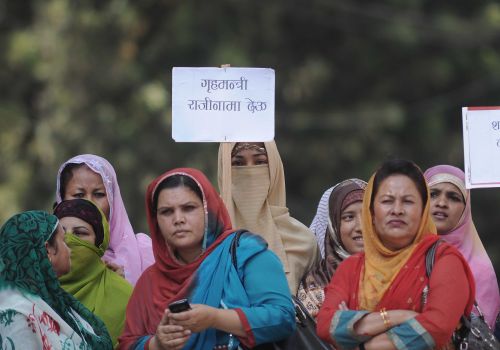 JUSTICE MUST BE SERVED: Muslim communities demand justice for the murder of Faijal Ahmad, General Secretary of Nepal Islamic Association, at Ratna Park on Friday.