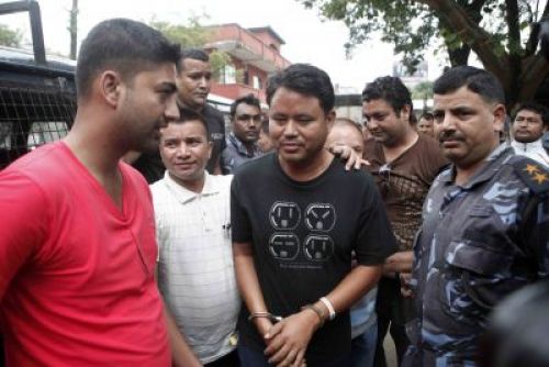 CAUGHT AT LAST : Police arrested Kashi Ram Gurung, chairman of Unity Life Insurance, that duped general people through networking businesses and amassed rupees 3.83 billion. PIC