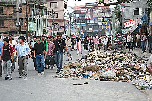WHAT A WASTE: Garbage piled up in the Valley once again as Okharpauwa residents refused to let the municipality unload garbage at the Sisdol landfill site unless their demands were met. On Tuesday, locals reached a tentative agreement to allow 10 days of dumping while their demands were being considered.