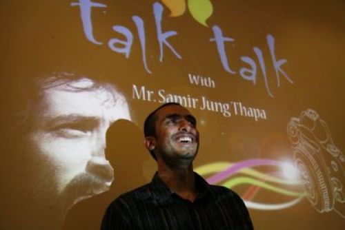 Travel photographer Samir Jung Thapa shared his experiences on Talk-talk. The program is organized every first Monday of the Nepali month by Hamro Manch and Story Cycle at Nepal Tourism Board.PIC