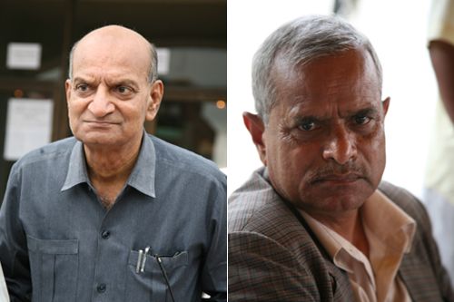 WHICH ONE: Monday morning one of these two people will be the first president of Nepal: Maoist candidate Ram Raja Prasad Singh (left) or candidate backed by the 'democratic alliance' of the NC, UML, MJF.