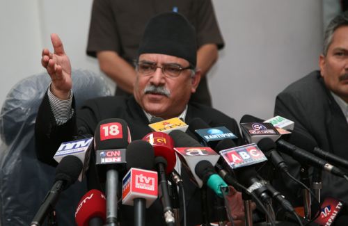 DAMAGE CONTROL: Maoist Chairman Pushpa Kamal Dahal held a press conference on Wednesday in response to the controversial video released a day before. Clarifying the video, Dahal alleged that it was a ploy to change the focus from President Ram Baran Yadav's unconstitutional move and to jeopardise the peace process.