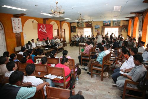 WHO'S NEXT: UML held a central committee meeting on Saturday to decide its course of action following the prime minister's resignation. UML as put forward Madhab Kumar Nepal as a candidate to lead the next government as the prime minister.