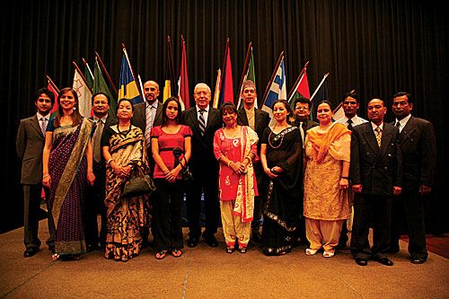 VIVA EUROPA: The EU delegation in Nepal celebrate EU Day on Saturday at the Hyatt Regency.