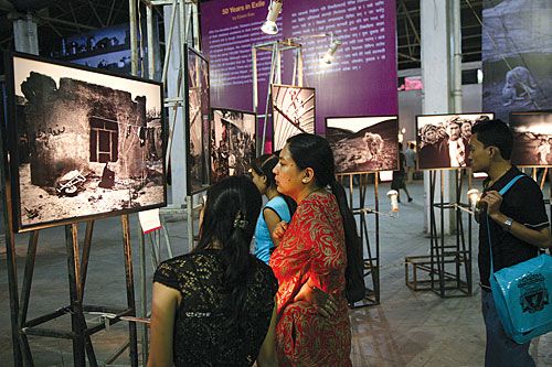 GRIEF IN COLOUR: UNHCR's photo exhibition 'Real People Real Needs,' showcasing refugee camp images from Nepal, Afghanistan, Australia and the US, closes on Wednesday in Kathmandu.