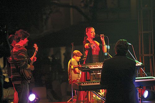 MASTERCLASS: French artist Trebeka performs at Jazzmandu 2009's closing concert on Tuesday at the Shangri-La Hotel.