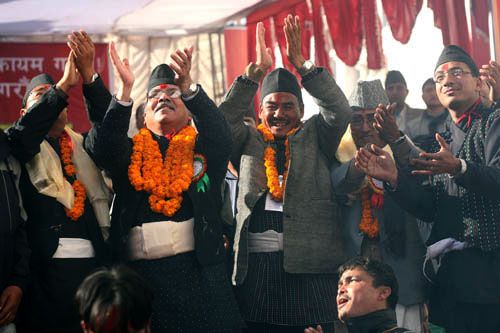 NEW STATE: Maoist Chairman Pushpa Kamal Dahal declared Newa federal autonomous state in Kathmandu on Wednesday. Tamsaling is also claiming Kathmandu valley as its territory.