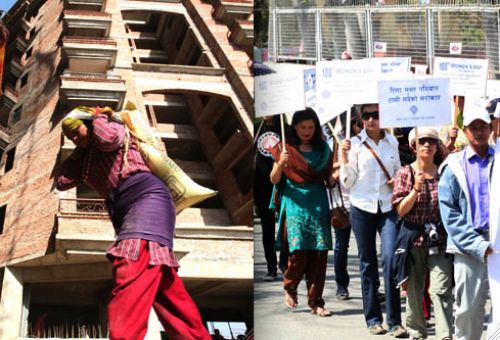 EMPOWERMENT: Women mark the 100th International Women's Day in different ways on Monday.