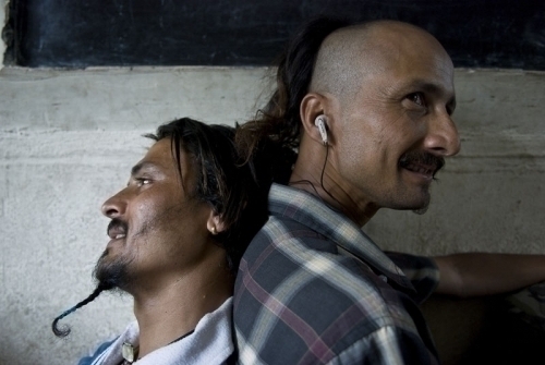 FUNNY ACT: Shree Krishna Luitel aka "Bokedari" (goat beard, as known by virtue of his distinct beard) is contesting as an independent candidate in Biratnagar-8. The comedy singer, who performs with his buddy Rajan Bhandari aka "Toupee", wants to preserve