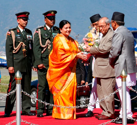 Indian President visits Nepal