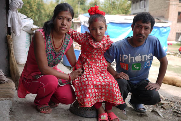 Bungamati Kumari in quake shelter