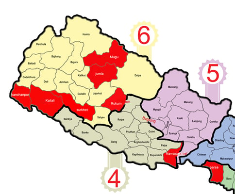 Protests over boundaries
