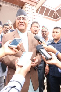 Deuba backs Dahal