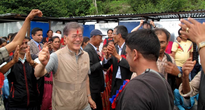New Korean prez visited Nepal