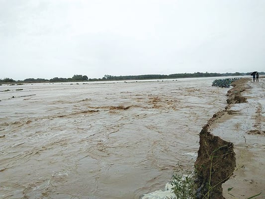 Chure denudation and floods