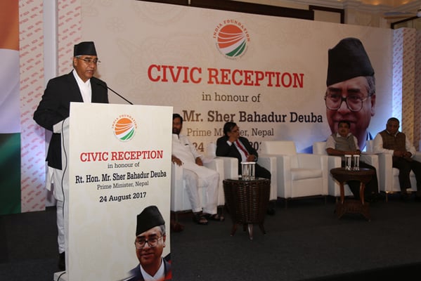 India irked by Deuba