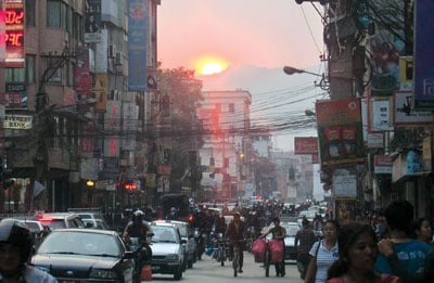 HUSTLE AND BUSTLE: Rush hour starts at the end of the day in the heart of New Road.