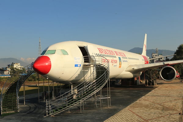 Aviation Museum in Kathmandu comes into operation on Sunday. The museum is housed in an Airbus 330-300 aircraft that went off the runway in March 2015.