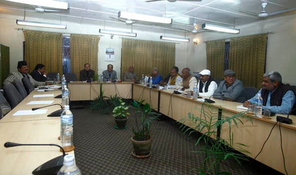 A meeting between top ruling party leaders and Madhesi leaders is underway at Singha Darabar on Wednesday. The ruling coalition has termed the meeting as a 'decisive' talk and Madhesi parties have threatened to intensify protests if negotiation fails even this time.