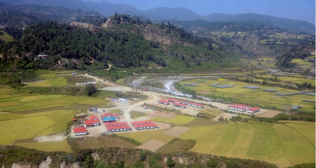 New physical facilities for the Nepal Army engineering tea, entrusted with building the Kathmandu-Tarai fast track motorway inaugurated on Wednesday at Dakshinkali.