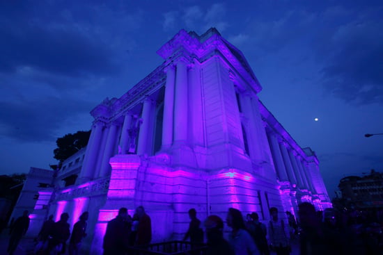 Kathmandu Durbar Square is lit up in blue for the "Light It Up Blue" campaign to mark the World Autism Awareness Day on Thursday.