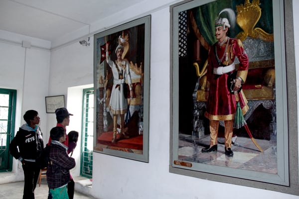 BACK IN TIME: Visitors observing the paintings at the National Museum in Chhauni.