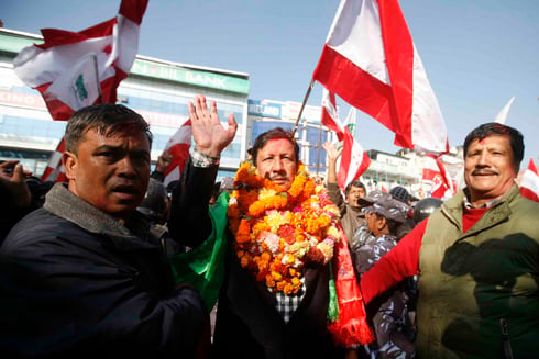I'M BACK: Rajendra KC won Kathmandu-10, pulling an upset over UCPN(M) Chairman Pushpa Kamal Dahal.
