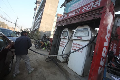 WHO CARES: A petrol pump in New Baneshwor continues business as usual on Monday despite orders from the quality control department to stop selling petroleum products using faulty machine.