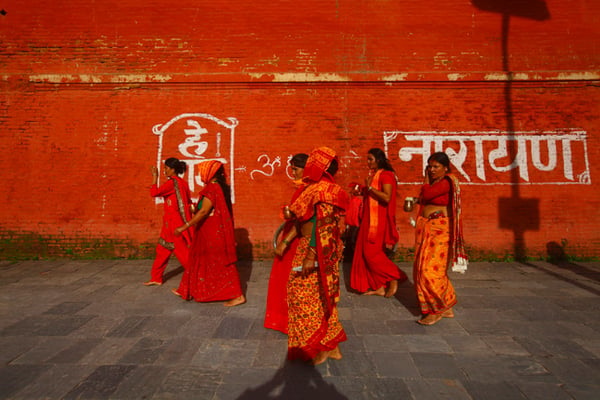 Devotees visit the Pashupatinath temple on the second Monday of the Nepali month of Shrawan.