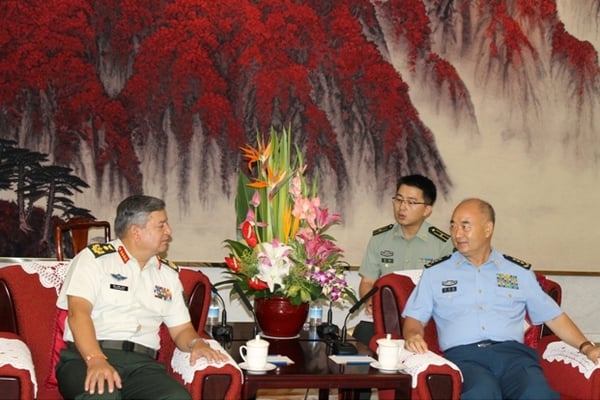 NI HAO: Nepal Army Chief Gaurav Shumsher Rana meets Vice Chairman of China's Central Military Commission Xu Qilang on Monday during his week long visit to China.