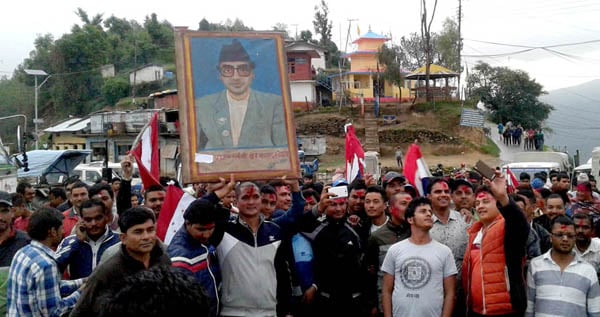 Nepali Congress cadre celebrate in Dadeldhura as their party President Sher Bahadur Deuba becomes new Prime Minister on Tuesday. This far-western hill district is Deuba's home as well as constituency where he has never lost an election.