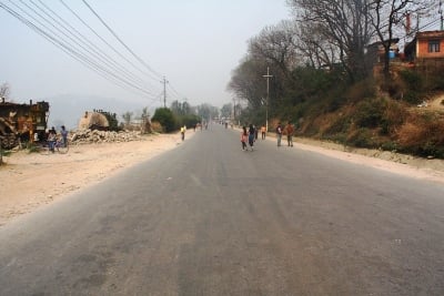 STAND BY: People walk in Ring Road as 33 political parties including CPN (Maoist) called for a national bandh in protest for the current government on Sunday.