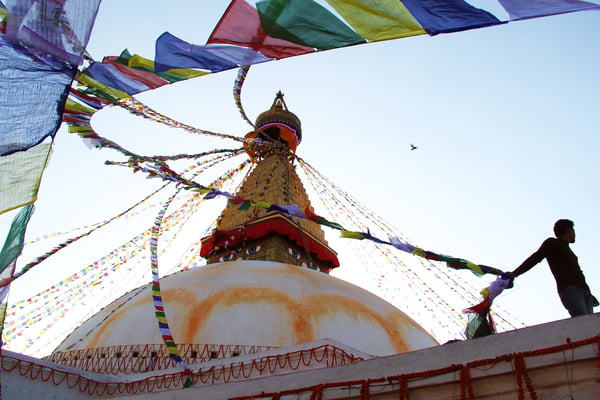 NEW DAWN: During Tibetan Losar, Boudha becomes an even livelier place as many flock to worship at the stupa.