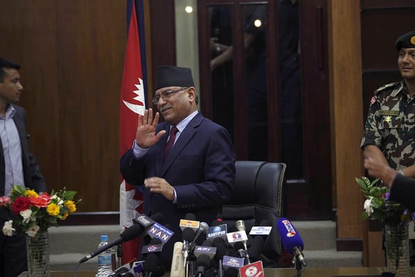 Prime Minister Pushpa Kamal Dahal announced his resignation in a 28-minute televised address to the nation on Wednesday.