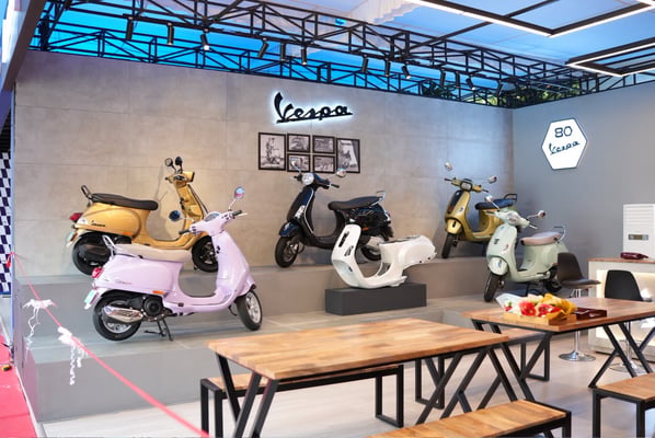 Vespa and Aprilia