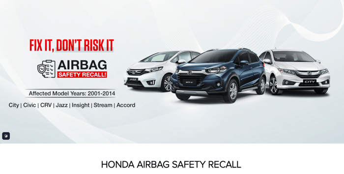 Honda Airbag