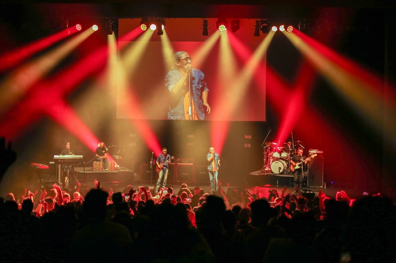 Nepathya performs at the Darwin Entertainment Centre. Photo: NIraj Aryal/Nepalaya
