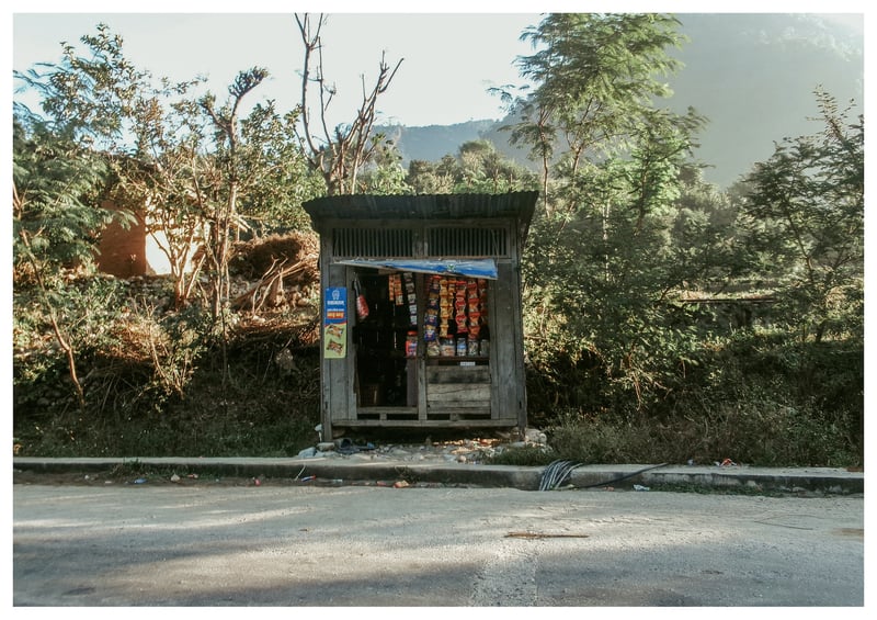 This is a shop on my way to school. I get candies and snacks from here. Shankar, 11