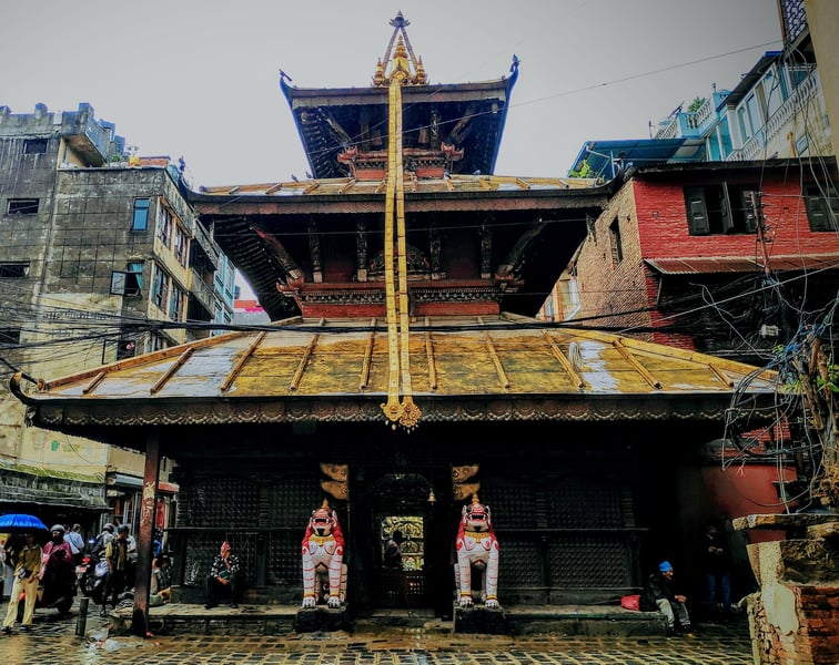 Nyeta Bhulu Ajimā temple in Nyeta